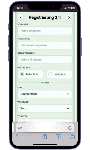 Nächster Schritt
